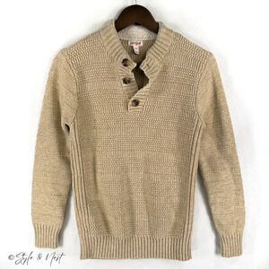 Cat & Jack Unisex Knit Pullover Sweater Long Sleeve Soft Top Luxe Size XL (16)